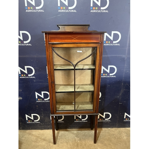 448 - GLAZED CUPBOARD