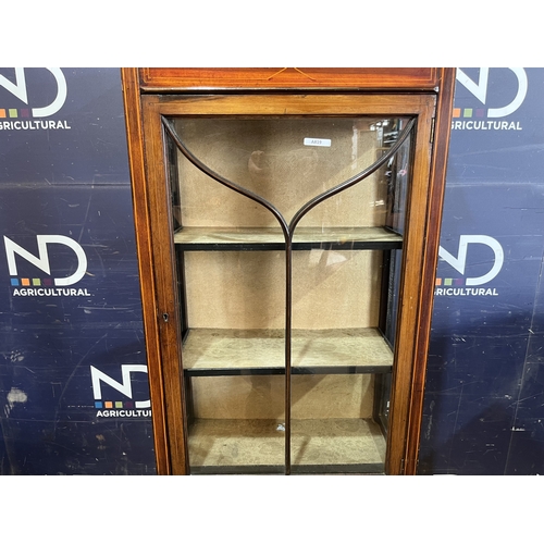 448 - GLAZED CUPBOARD