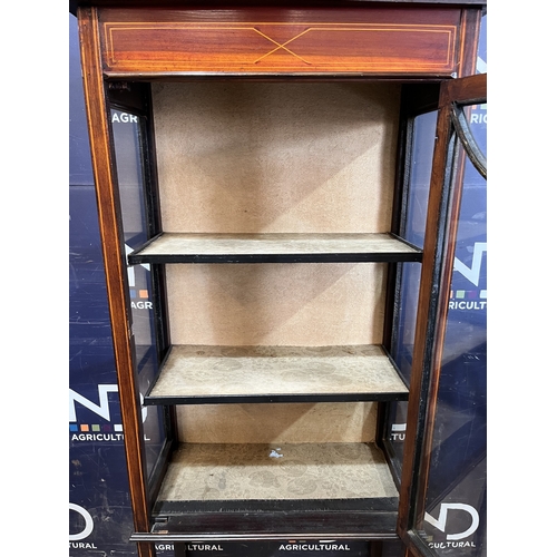 448 - GLAZED CUPBOARD