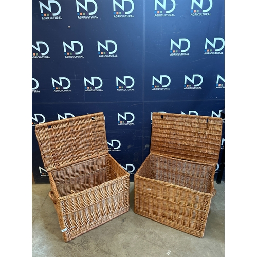 453 - TWO WICKER BASKETS