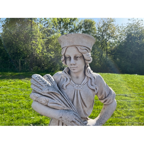 6 - LARGE COMPOSITE GARDEN FIGURE 157CM