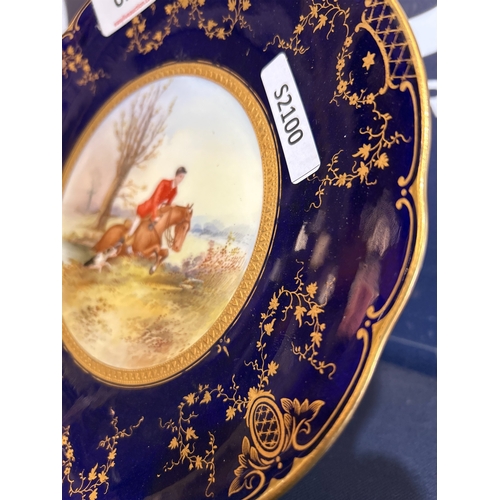 692 - COALPORT HAND PAINTED PLATES