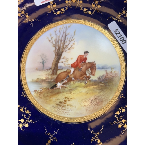 692 - COALPORT HAND PAINTED PLATES