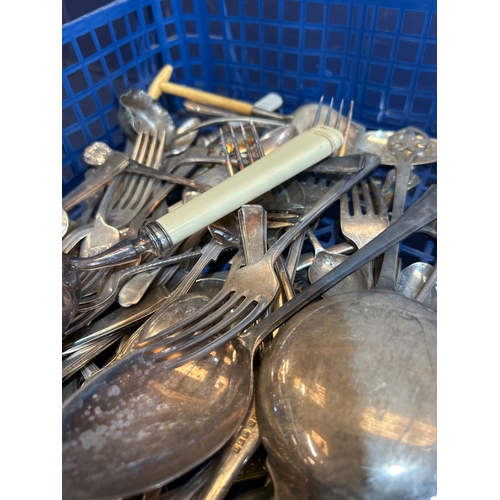 697 - SILVER PLATED CUTLERY