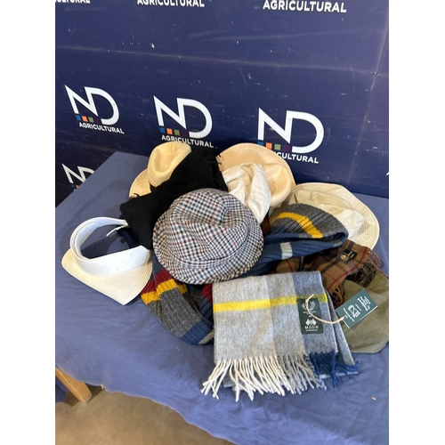 704 - ASSORTED HATS ETC