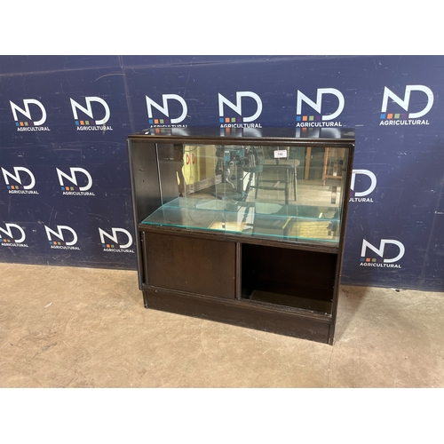 740 - GLASS FRONTED CABINET