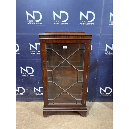 745 - GLASS CABINET