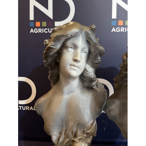25 - PAIR OF BUSTS