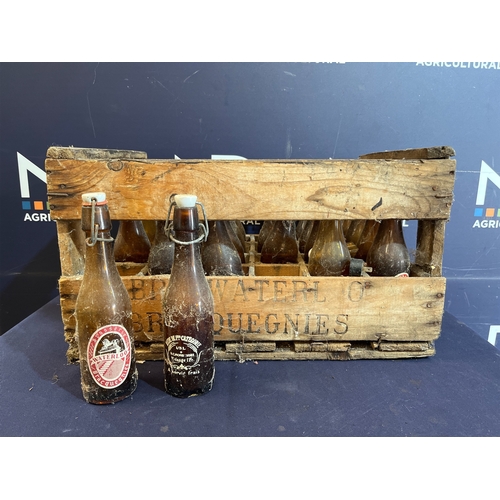 30 - BEER CRATE AND BOTTLES