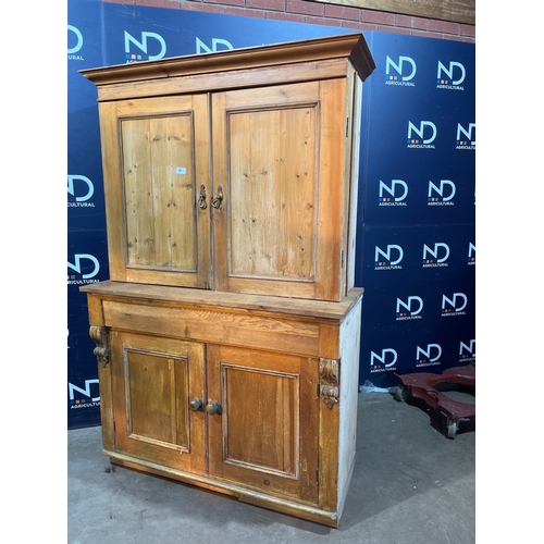 37 - PINE KITCHEN CUPBOARD