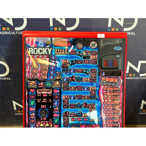 4 - FRUIT MACHINE FRONT PIECE