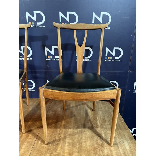 47 - TEAK TABLE AND CHAIRS