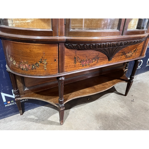 56 - GLASS DISPLAY CABINET