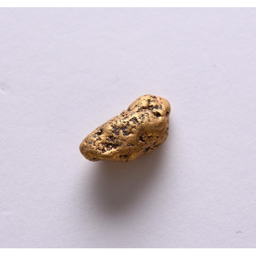 100 - A gold nugget, 22mm wide, weight approx 9.2g