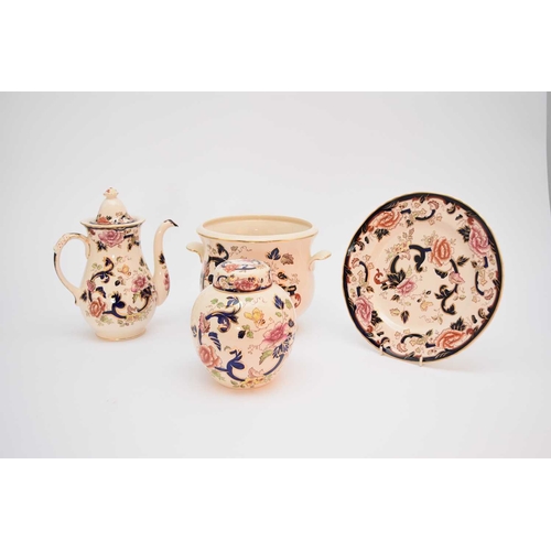 139 - A Hicks, Meigh and Johnson stone china part dessert service, circa 1825, transfer-printed in undergl... 