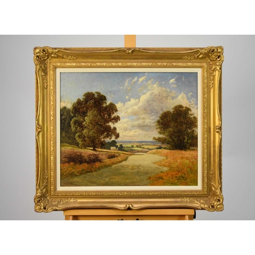 346 - David Mead (1906-1986) Near Arundel, Sussex, signed lower left, oil on board, 51 x 61 cm, frame 70 x... 