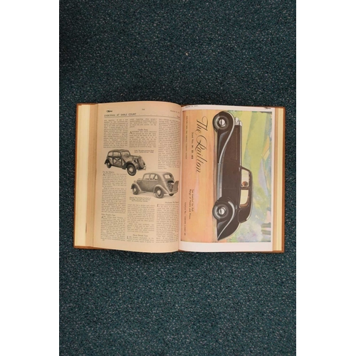 376 - THE MOTOR. Show numbers 1931-37 with Royal Jubilee number 1935. Finely bound in full morocco with 'T... 