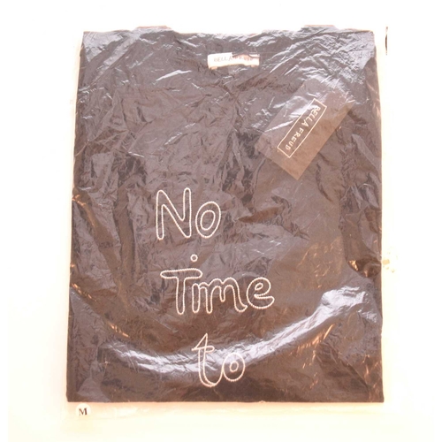 415 - James Bond: A 'No Time to Die' Bella Freud crew T-shirt Size M, sealed and unworn.