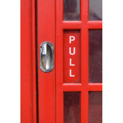 484 - A General Post Office K6 cast iron red telephone box Please note: specialist lifting equipment requi... 