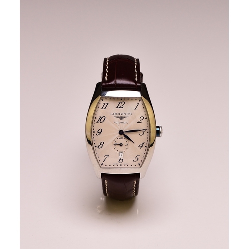 351 - Longines: A gentleman's stainless steel calendar wristwatch Model: Evidenza Reference: L2.642.4 Date... 