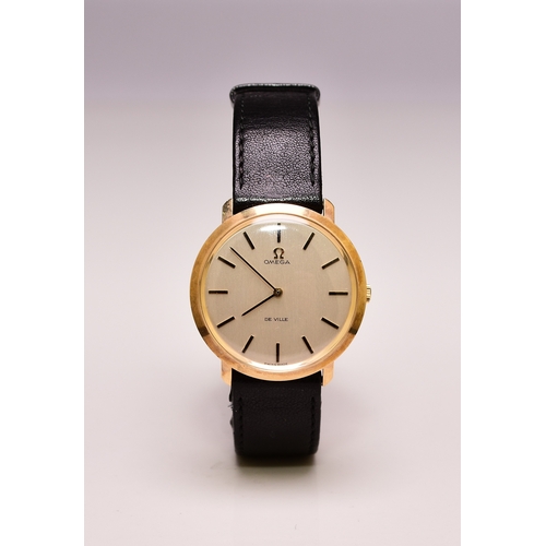 359 - Omega: A gentlemans 9ct gold De Ville wristwatch Model: De Ville Reference: 111.506.7 Date: 1975 Mo... 