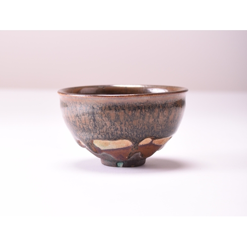 4 - A Chinese hare's fur bowl, Southern Song Dynasty The deep rounded sides are covered inside and out w... 