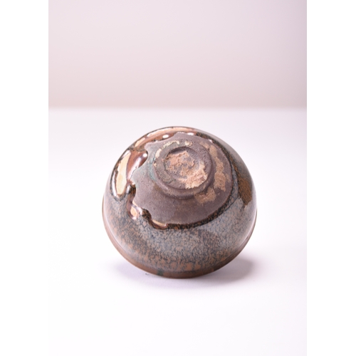 4 - A Chinese hare's fur bowl, Southern Song Dynasty The deep rounded sides are covered inside and out w... 