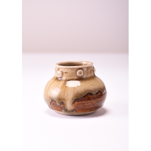 5 - A Chinese 'Hares Fur' teabowl, Southern Song Dynasty The deep rounded sides are covered inside and o... 