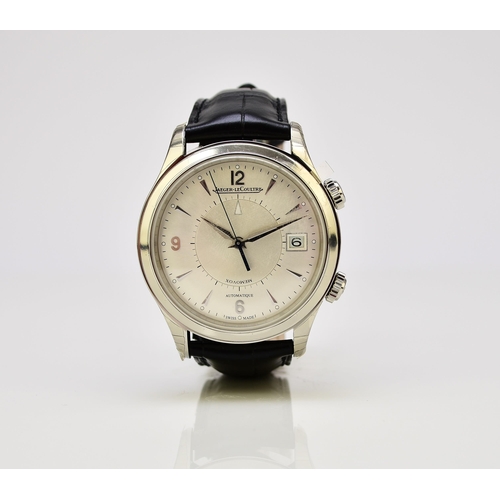 123 - Jaeger-LeCoultre: A gentleman's stainless steel wristwatch Model: Memovox Reference: 174.8.96 Date: ... 