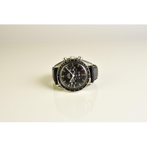 125 - Omega: A gentleman's stainless steel chronometer wristwatch Model: Speedmaster Reference: 145.012-67... 