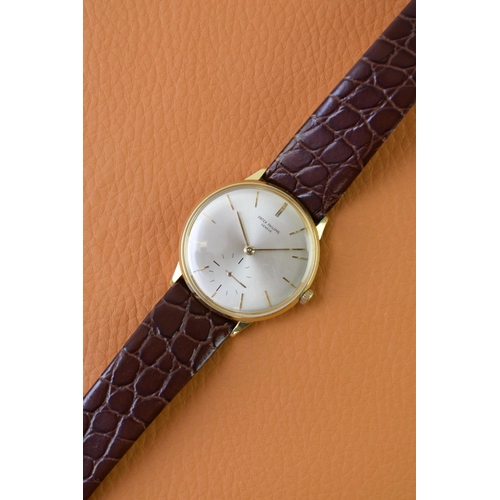 132 - Patek Philippe: A gentleman's 18ct gold wristwatch Model: Calatrava Reference: 3420 Date: Circa 1960... 