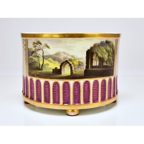 199 - A Coalport bough pot, circa 1810 the decoration attributed to William Billingsley at Mansfield, pain... 