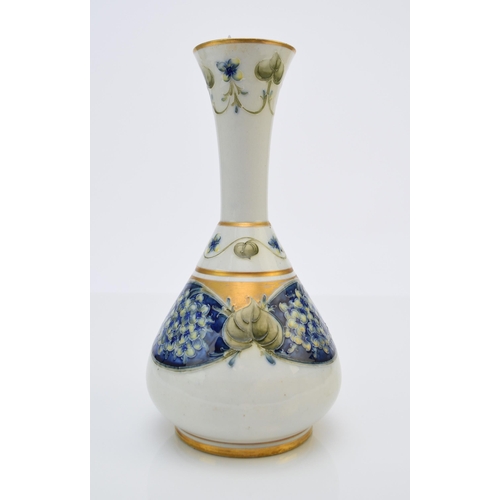 241 - William Moorcroft for Macintyre and Co, circa 1905, a 'Lilac' florian vase, of globe and shaft form ... 