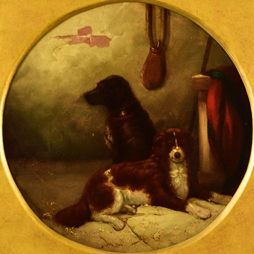 260 - Thomas Smythe (1825-1906) Two Dogs in a Storeroom, indistinct partial signature and date 1867 lower ... 