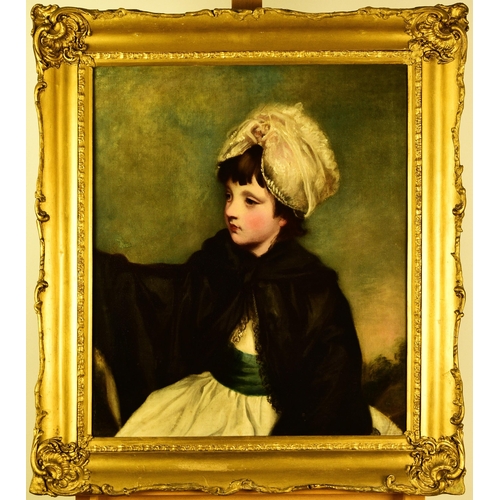 269 - Follower of Joshua Reynolds (1723-1900) Portrait of Lady Caroline Howard, oil on canvas, 61 x 51 cm,... 