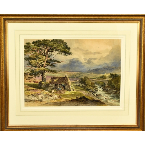 275 - George Arthur Fripp (1813-1896) Near Dallmally, Argylshire, signed and titled lower centre, watercol... 