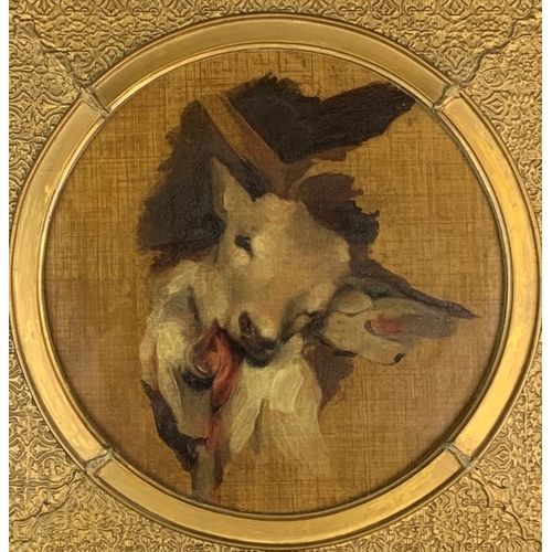 262 - Circle of Sir Edwin Landseer RA (1802-1873) Study of a Dead Fawn, oil on canvas, 34 x 34 cm, frame 5... 