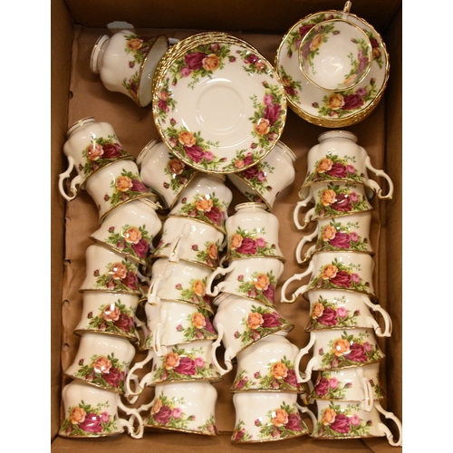 111 - An extensive collection of Royal Albert Old Country Roses tableware and giftware, appears to be prim... 