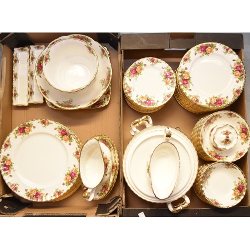 111 - An extensive collection of Royal Albert Old Country Roses tableware and giftware, appears to be prim... 