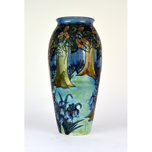 131 - A large Moorcroft vase in the 'Verley' pattern designed by Rachel Bishop for the New Forest series... 