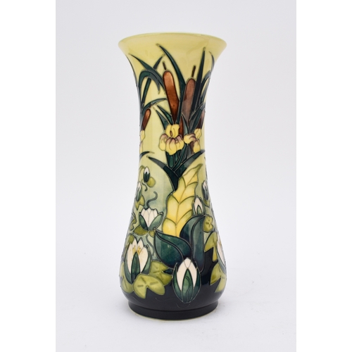 132 - Moorcroft vase in the 'Lamia' pattern designed by Rachel Bishop, dated 1996, 31cm high. Boxed.