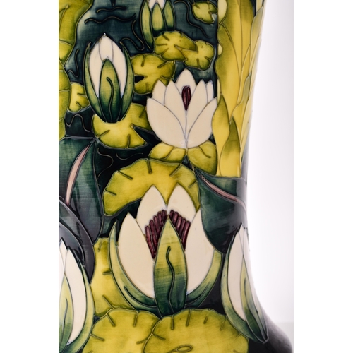140 - A large floor-standing Moorcroft vase in the 'Lamia' pattern designed by Rachel Bishop, dated 1996, ... 