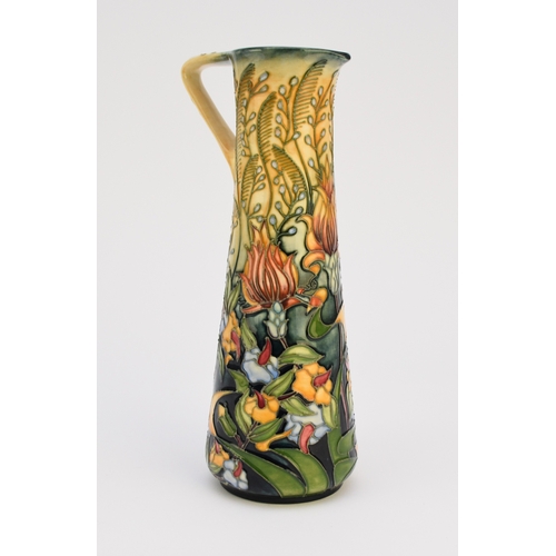 181 - A Moorcroft jug in the 'Prairie Summer' pattern designed by Rachel Bishop, dated 2002, 24cm high. Bo... 