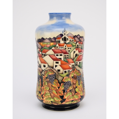 239 - A Moorcroft vase in the 'Andalucia' pattern designed by Beverley Wilkes, dated 1998, artist signed, ... 