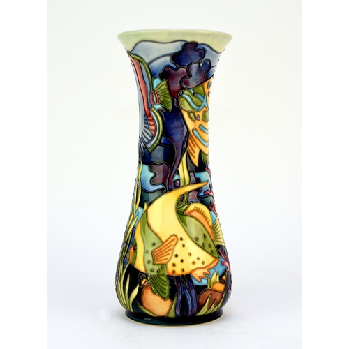 241 - A Moorcroft vase in the 'Martinique' pattern designed by Jeanne McDougall, dated 1998, decorated wit... 