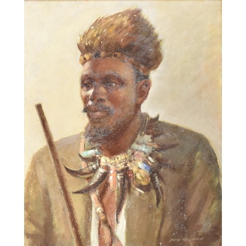 321 - John Kenneth Ferguson (South African 1885-1967) 'Xosa Girl from Mazzeppa Bay, Tronski, signed lower ... 