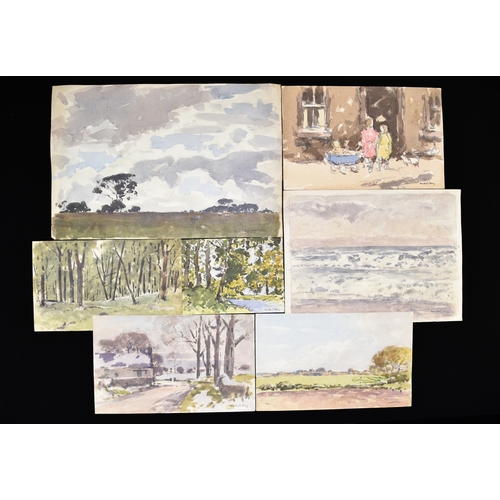 327 - Harold Storey (Scottish 1888-1965) Collection of 26 Watercolours, Drawings and Etchings; annotated l... 