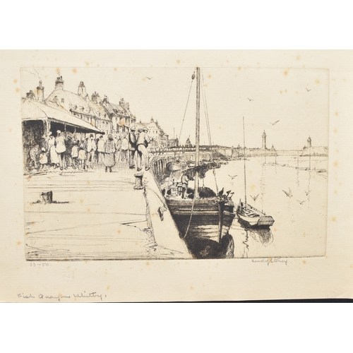 327 - Harold Storey (Scottish 1888-1965) Collection of 26 Watercolours, Drawings and Etchings; annotated l... 