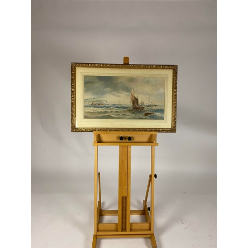 395 - Attributed to Thomas Bush Hardy (1842-1897) Seascape, signed and dated '78 lower left, watercolour, ... 