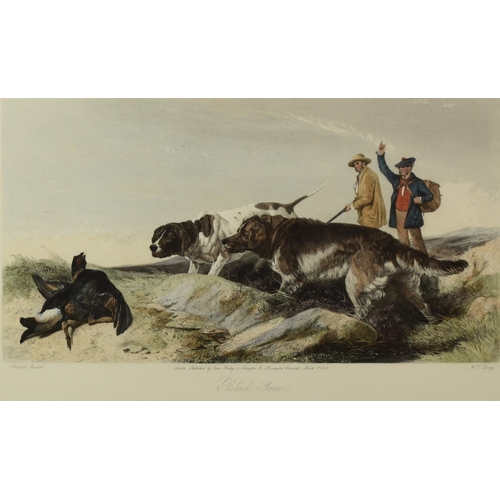 400 - Richard Ansdell (1815-1885) two prints Pheasants and Black Game, coloured engravings, published by O... 